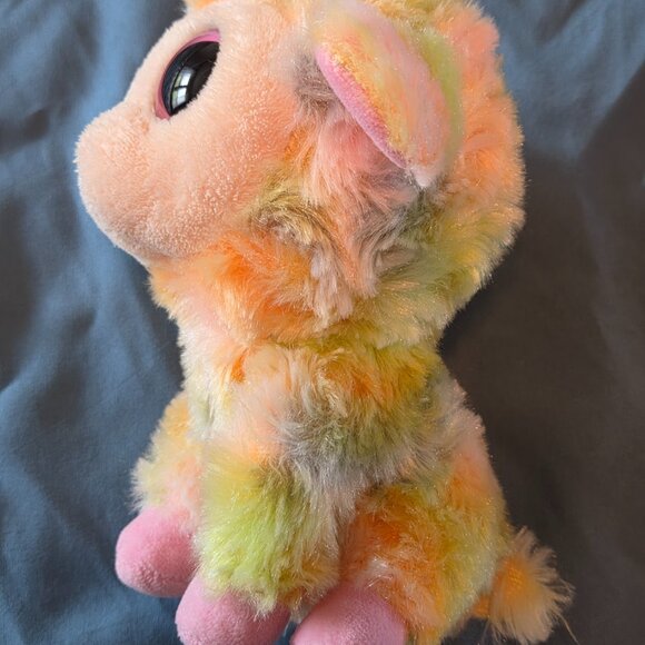 Ty Beanie Boo BLOSSOM the Lamb 6" Plush Stuffed Animal Toy 2012 - Picture 6 of 6